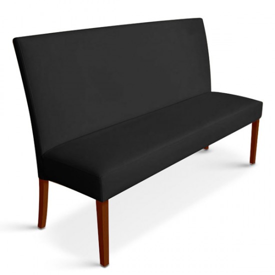 SAM® Esszimmer Sitzbank schwarz kolonial 200 cm STEFANO Auf Lager