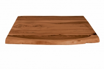 SAM® Tischplatte Baumkante Akazie Nuss 60 x 60 cm CURT