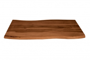 SAM® Tischplatte Baumkante Akazie Nuss 80 x 60 cm CURT