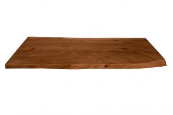 SAM® Tischplatte Baumkante Akazie Nuss 100 x 60 cm CURT