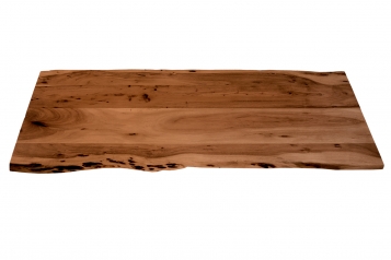 SAM® Tischplatte Baumkante Akazie Nuss 140 x 60 cm CURT