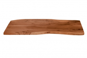 SAM® Tischplatte Baumkante Akazie Nuss 100 x 40 cm CURTIS