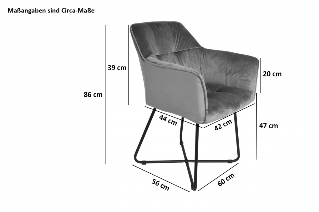 Essgruppe 220 cm Mango naturfarben A-Gestell schwarz mit 6 Stühlen DORA itemprop=