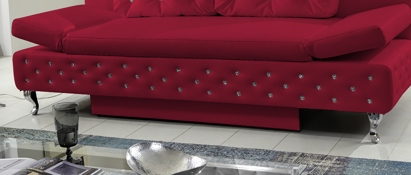 SAM Design Schlafsofa In Rot Roxy 200 Cm Gnstig