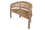 Gartenbank Bananenbank Teak 120 cm 2 Sitzer Bananenbank BANANA