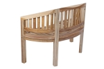 Gartenbank Bananenbank Teak 120 cm 2 Sitzer Bananenbank BANANA