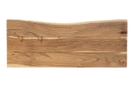 Steckboard mit Baumkante Wandregal Akazie massiv naturfarben lackiert 120 x 20 Amanda